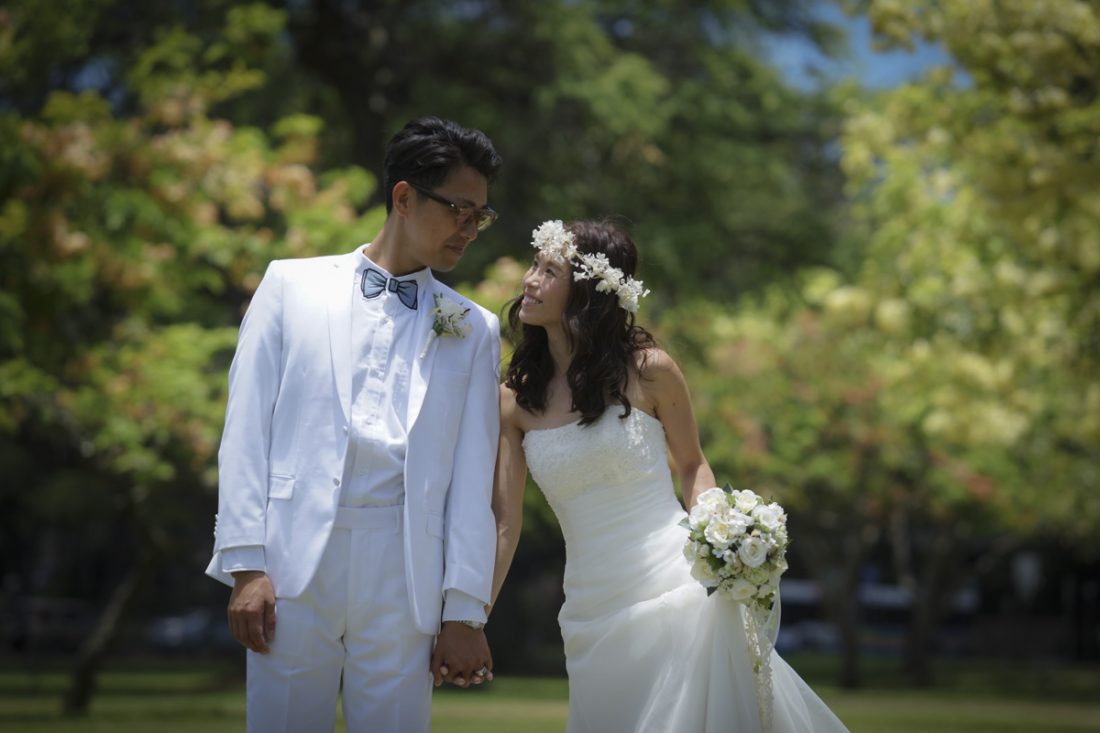 ハワイ ウェディングフォト ハワイ結婚写真はアンプハワイ